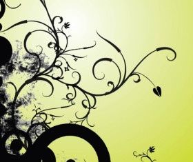 Flower Plants Illustrations vectors graphic