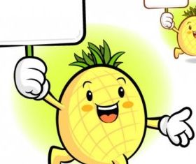 cartoon fruits Illustration vector