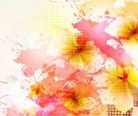 Flowers Backgrounds art vector