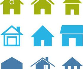 House Icons vectors