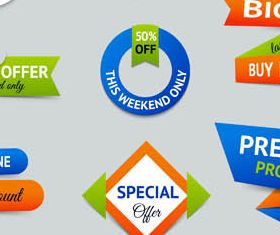 Sale Elements graphic vector