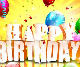 Birthday Backgrounds 4 vector