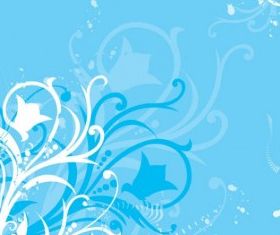Blue Flower graphic vector