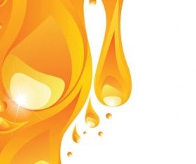 orange liquid background 5 vector