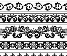 classic lace pattern 08 vector