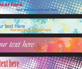 dynamic banners 04 vector