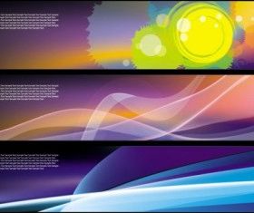 dynamic banners 02 vector