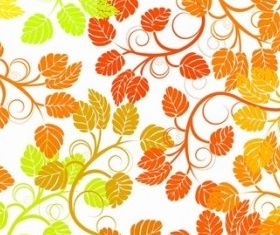 Leaf Background Colorful vector graphics