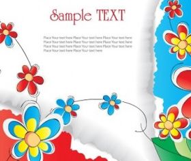 flowers background vector