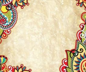 retro pattern border 01 vector