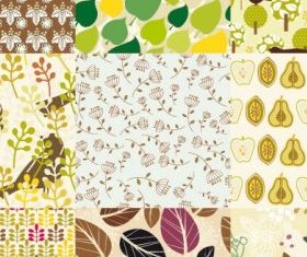 cartoon patterns 04 vector