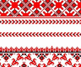 cross stitch patterns 05 vector