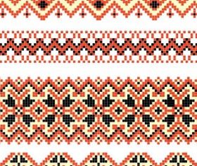 cross stitch patterns 03 vector