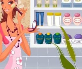 fashion women shopping 16 vector