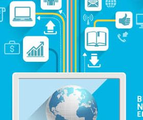 Network Backgrounds 13 vector