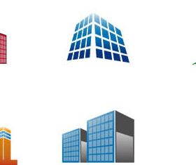 Real Estate Logo Set 3 vector