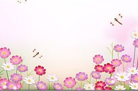 Dragonfly in Flower garden vector