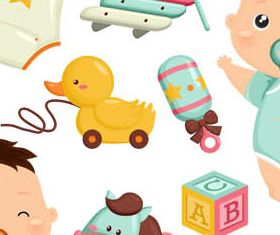 Babies Birthday vector