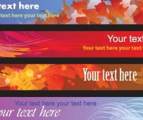 dynamic banners 07 vector