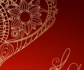 valentines day red background 04 vector