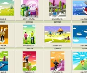 modern business style vector