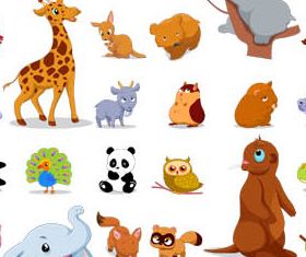 Cartoon Animals 2 vector