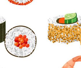 Sushi graphic vectors