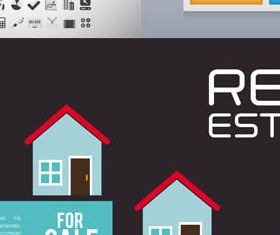 Real Estate Backgrounds 9 vector