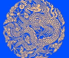 chinese classical circular pattern vector