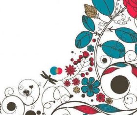 Floral Flower Background vector graphics