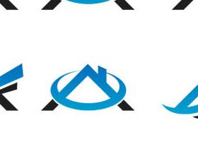 Real Estate Logo Set 2 vector design