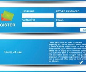 web forms vector