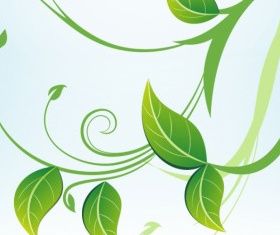 green leaves graphic vectors