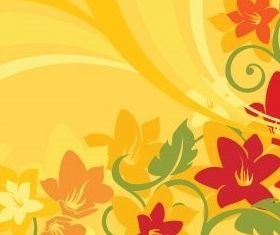 Summer Flowers vector