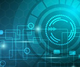 Abstract Technology Backgrounds 2 vector material