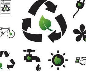 Recycle Icons free vector