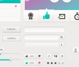 Web Elements Set Illustration vector