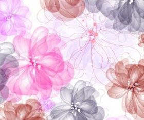 colorful flowers background 04 vector