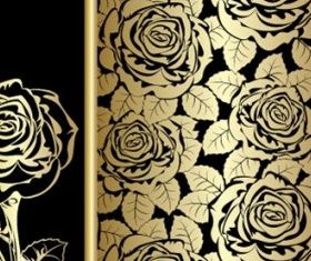 rose background 01 vectors graphics