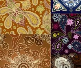 pattern cloth background color vector