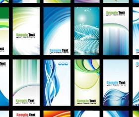 dynamic card template shiny vector