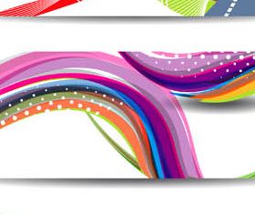 Abstract Banners Set 2 set vector