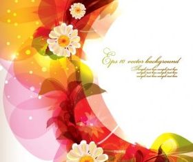 flowers background 1 vectors