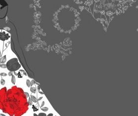 handpainted fashion 03 vector