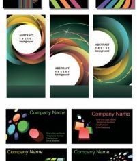 gorgeous card template vector