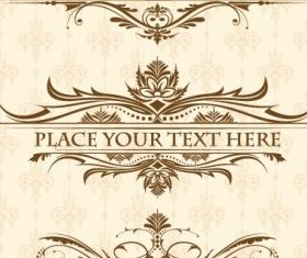 european lace pattern 01 vector