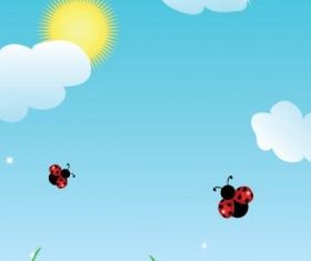 summer cartoon images 01 vector set