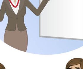 Business woman Set vector