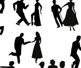 Dancing People Set 3 vector