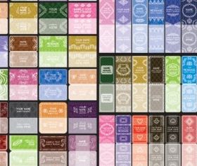 european background pattern card 2 vector design